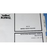 Bendix King KR-22 Marker Beacon Receiver Manual Honeywell Allied 006-015... - $148.50