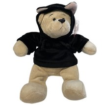 Ganz Black Cat Hoodie Bear Plush Stuffed Animal Toy 10” New With Tag - £12.61 GBP