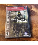 Tom Clancy’s Splinter Cell Playstation 2 PS2 2003 Greatest Hits Complete - £5.25 GBP