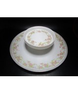 Antique dip dish cake stand plate Prussia 9&quot; [20J] - $88.01 CAD