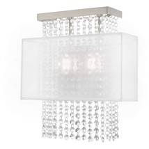 Livex Lighting 2 Lt Brushed Nickel ADA Wall Sconce - $219.99