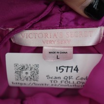 Victorias Secret Dress Womens L Purple Floral V Neck Racerback Sleepwear - £18.12 GBP