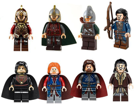 8pcs/set Lord of the Rings Collectible Minifigure Building Blocks for Boys&amp;Girls - £11.71 GBP
