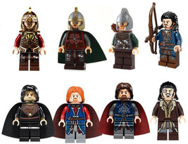8pcs/set Lord of the Rings Collectible Minifigure Building Blocks for Bo... - $278.64 MXN