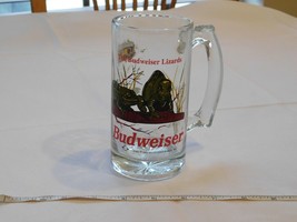 The Budweiser Lizards 1998 Anheuser-Busch Beer Mug glass very good condition - £11.53 GBP