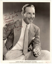 *LLOYD NOLAN (1938) Vintage Original Paramount 8x10 INSCRIBED BY LLOYD N... - £75.66 GBP