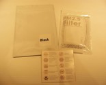 Mulberry Silk Face Mask (black) w/ 10 Filters NIP - $17.98