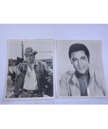(2) Vintage Elvis Presley Press Publicity 8x10&quot; Photos Cowboy Movie Head... - £58.24 GBP