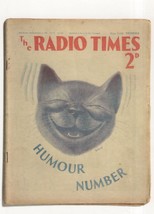 Radio times humour number 16 1936 cat laughing magazine postcard 157593 p thumb200