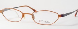 Nodoka ND10130 OR Orange Copper UNIQUE RARE EYEGLASSES FRAME 47-18-135mm... - $50.39
