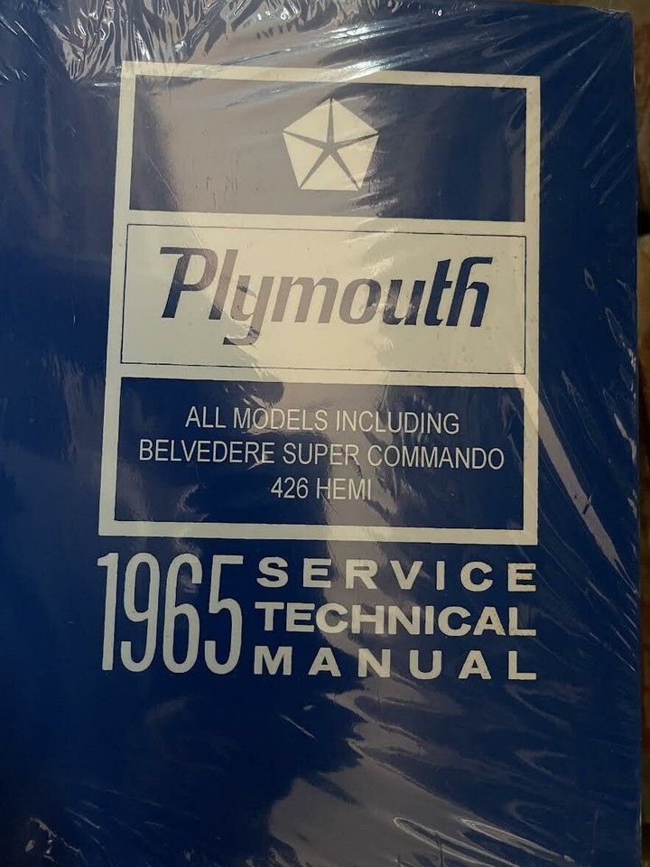 1965 Plymouth Furia Belvedere Valient barracuda Negozio Servizio Tecnico Manuale Item image 2