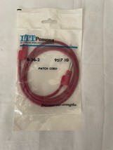 ITT Pomona Electronics B-36-2 Banana Plug Patch Cord 36&quot; 9517 IG-e50 - $5.54