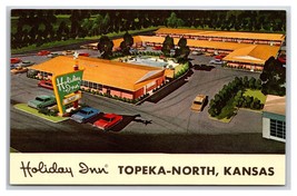 Holiday Inn Motel Topeka North Kansas KS UNP Chrome Postcard O22 - $3.91