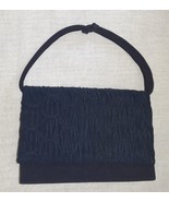 Navy Blue Evening Hand Bag/Purse with Short and Long Straps - used - $184.91 MXN