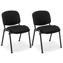 Office Chair with Metal Frame and Padded Cushions for Conference Room-Set of 2 - - $3,139.76 MXN