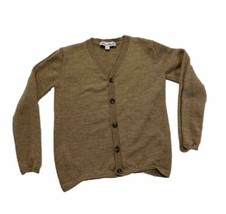 Tartine et Chocolat Button Up Sweater Tan Size 8A Casual Knit 100% Wool - £19.03 GBP