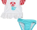 Cat &amp; Jack™ ~ Toddler Size 2T ~ Mermaid Lobster Heart ~ Two Piece Swimsuit - $14.96
