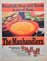 7-LOT CAMPBELL&#39;S SOUP-Vintage PRINT ADS-Manhandlers-Mugs-Canned-Tasty-Be... - $33.82