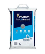 (40 lbs.) Morton Pure and Natural Water Softener Crystals - £53.89 GBP