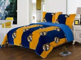 CLUB REAL MADRID FOOTBALL COBERTOR COBIJA  BORREGO SUAVE,CALIENTE 3 PIEZ... - $84.14