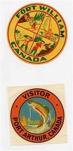 Fort William and Port Arthur Canada Visitor Decals - £21.81 GBP