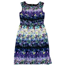 Cynthia Rowley Dress Size 6 Small Mini Colorful Sleeveless Purple Blue Black - £12.08 GBP