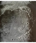 Moon Mountain And Valley 1940s Plate Print Astronomy Solar System DWT12A - $42.06 CAD