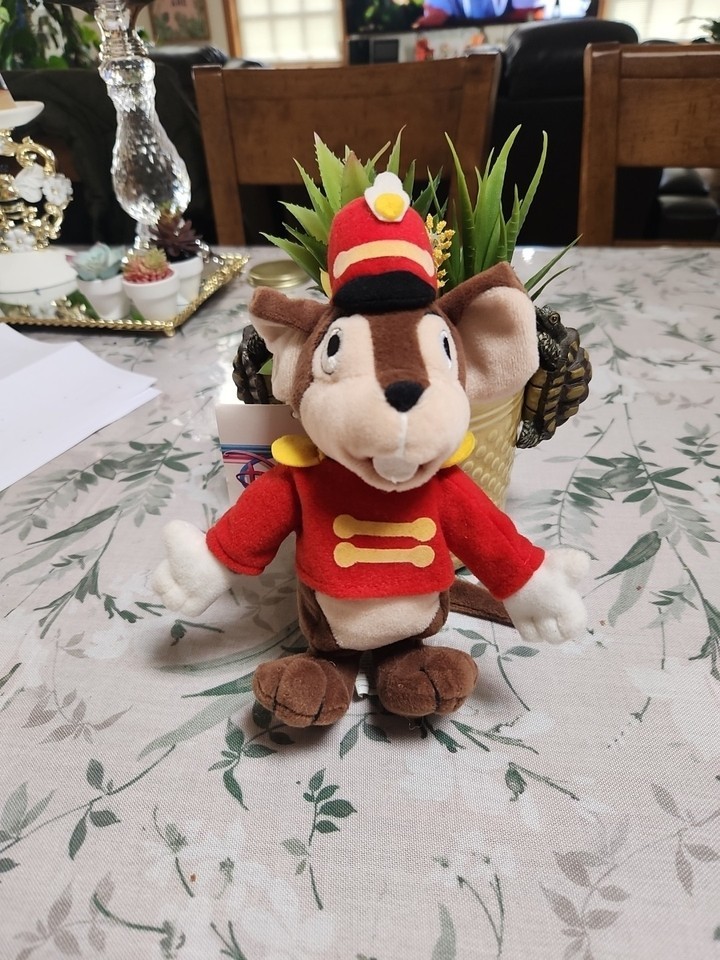 NWT Disney Store Timothy Q Mouse from Dumbo 8&quot; Mini Bean Bag Plush Tags - $9.56