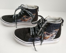 Vans Off the Wall High Top Shoes Kids Size 12.5 Protect Tigers Discovery Project - $17.49