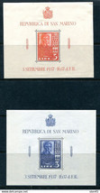 San Marino 1938 2 Souvenir Sheets A. Lincoln President USA 13311 - £15.58 GBP