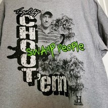 New Delta Troy Landry&#39;s Swamp People Choot &#39;Em Gray T-Shirt Mens M - $287.51 MXN