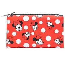 Disney Minnie Mouse Polka Dots Purse - Red - £39.31 GBP