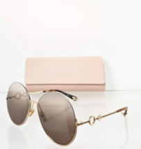 Brand New Authentic Chloe Sunglasses CE 0067S 003 61mm Gold 0067 Frame - £134.52 GBP