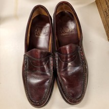 Johnston &amp; Murphy Aristocraft Men&#39;s Brown Leather Shoes, Size 8.5 - £35.08 GBP