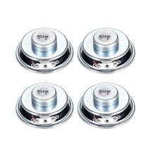 uxcell 3W 8 Ohm DIY Speaker 50mm Round Shape Replacement Loudspeaker 4pcs - £28.32 GBP