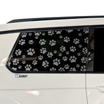 Fits Jeep Grand Cherokee L 2021-2023 Animal Paw Dog Print Window Decal S... - $29.99+