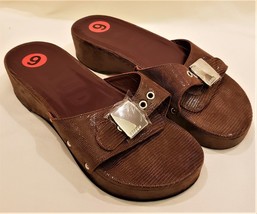STAUD Sandals Size- EU 37/ US~6-7 Brown Leather Made in Portugal - $89.97