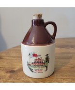 Texas Wax Museum Mini Advertising Whiskey Jug 5&quot; H with cork - £10.96 GBP