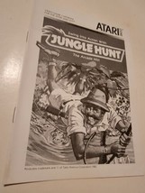 Jungle Hunt Atari 2600 Video Game Manual Only Vintage 1980s - £11.53 GBP
