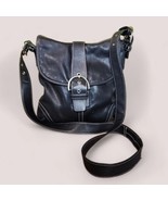 Coach Soho Satchel Shoulder Crossbody Black Leather VTG Boho Zipper  K04... - €103,52 EUR