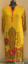 Kurti Kurta Women Indian Designer Tunica Casual Stile Etnico Stampa - £26.78 GBP