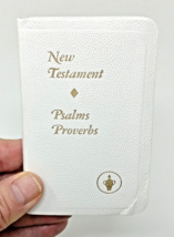 New Testament Psalms Proverbs GIDEON BIBLE Pocket Mini Book with Gold Gilt - £7.77 GBP