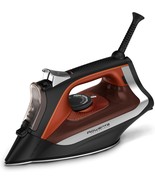 Rowenta Access 1700 Watts Stainless Steel Soleplate Steam Iron Orange/Black - $54.69 CAD