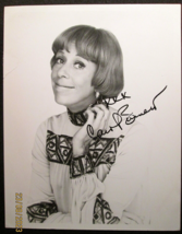 Carol Burnett (The Carol Barnett Show) Orig,Hand Sign Autograph Photo (Classic) - £152.90 GBP