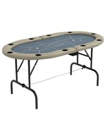 Soozier 70&quot; Foldable Poker Table - 10 Players - $231.99