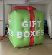 AirAds Supplies 8ft (2.5m) Giant Inflatable Square Balloon Advertising Gift Box/ - £631.99 GBP