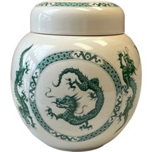 Vintage Hankow Batchelor Tea Co. Covered Ginger Jar Tea Caddy Dragons Sadlerware - £33.10 GBP