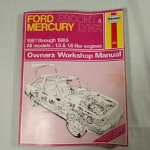 Haynes 789 81-90 Ford Escort / Mercury Lynx Auto Repair Manual Guide - Chilton - £5.84 GBP