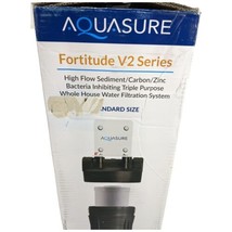 AQUASURE Fortitude V2 Whole House Filter Triple Sediment/Carbon/Zinc Bac... - $90.00