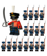 Napoleonic Wars Prussia Landwehr Infantry Officers Army 21 Minifigures Lot - $44.88 CAD